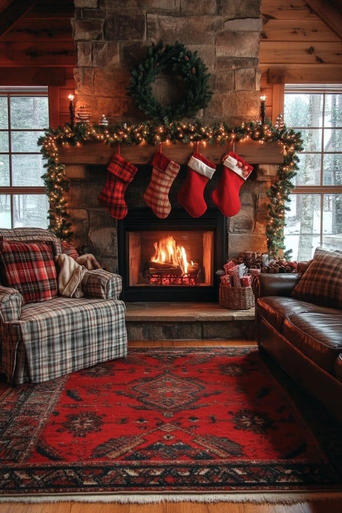 Cozy Cabin Mantel Styling