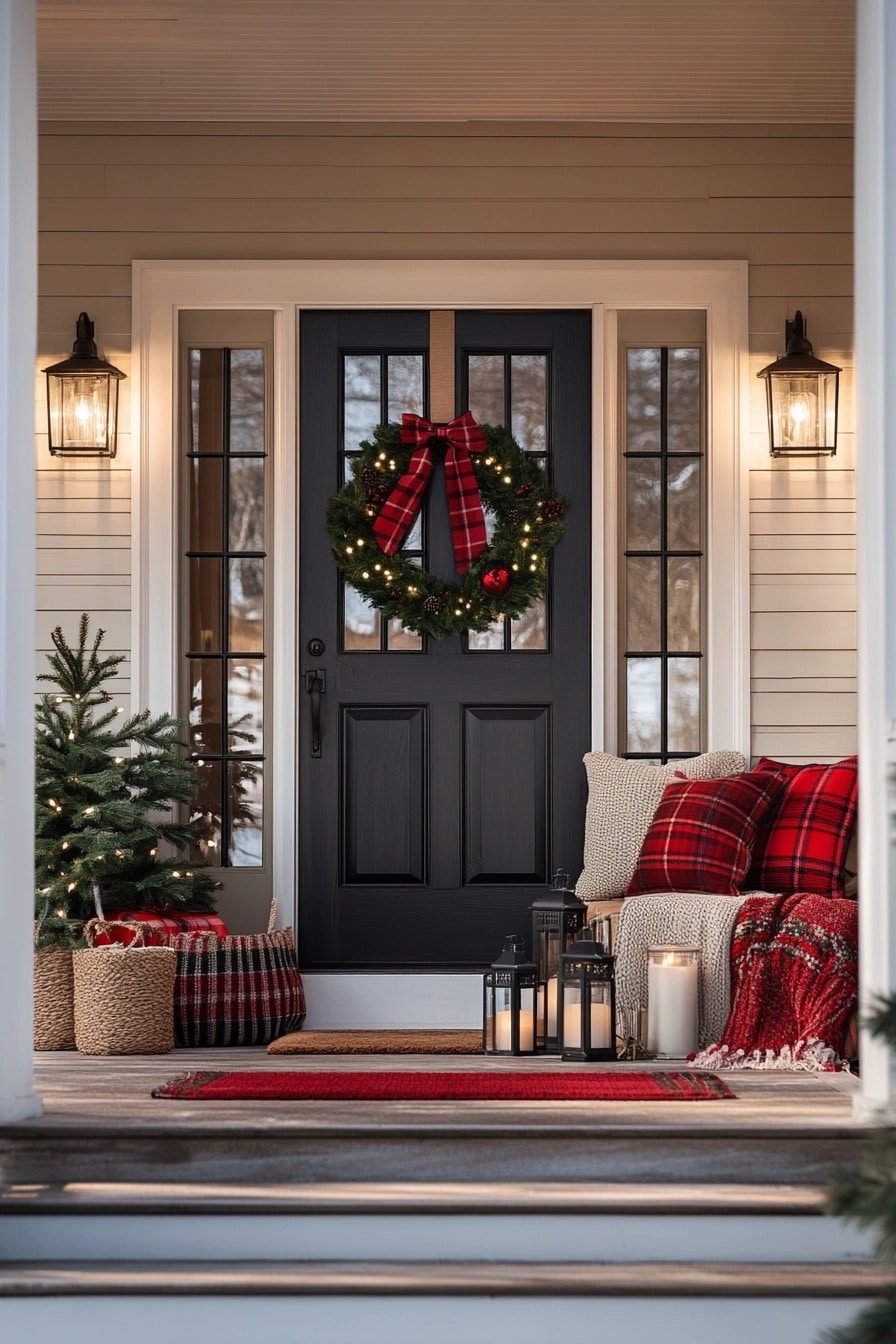 29 Christmas Porch Decor Ideas For A Beautiful And Welcoming Holiday ...