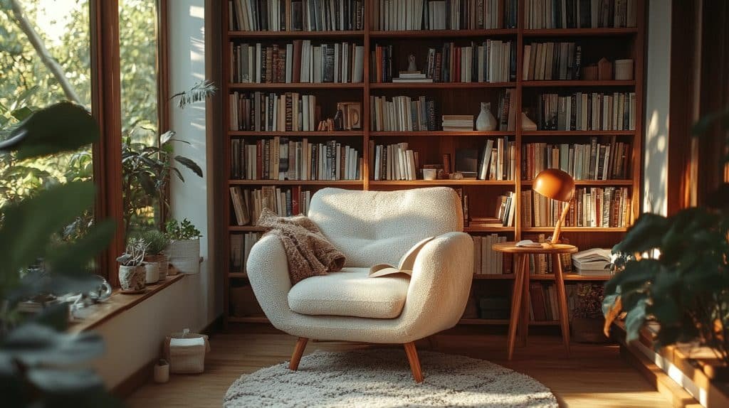 Cozy home library