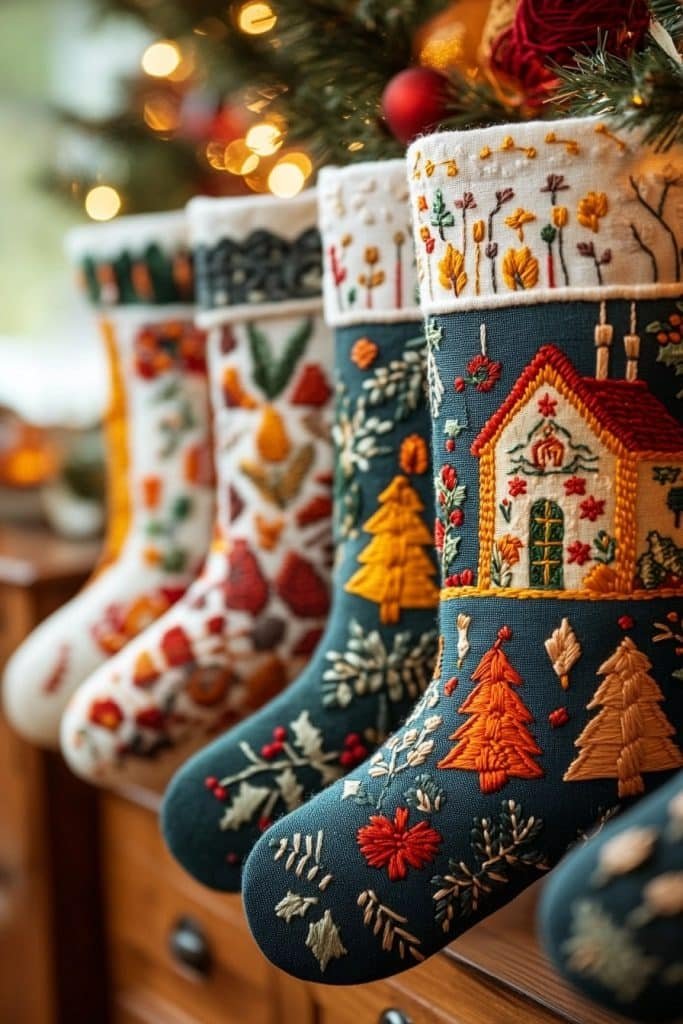 DIY Embroidery Kit Stockings