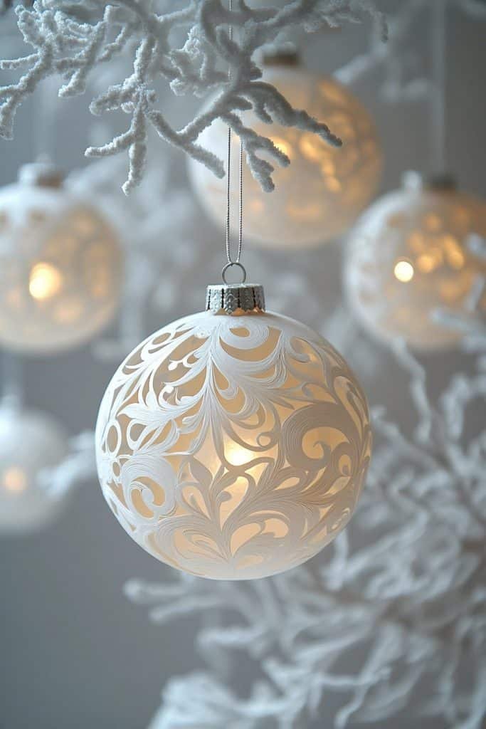 Delicate Paper Cut-Out Ornaments