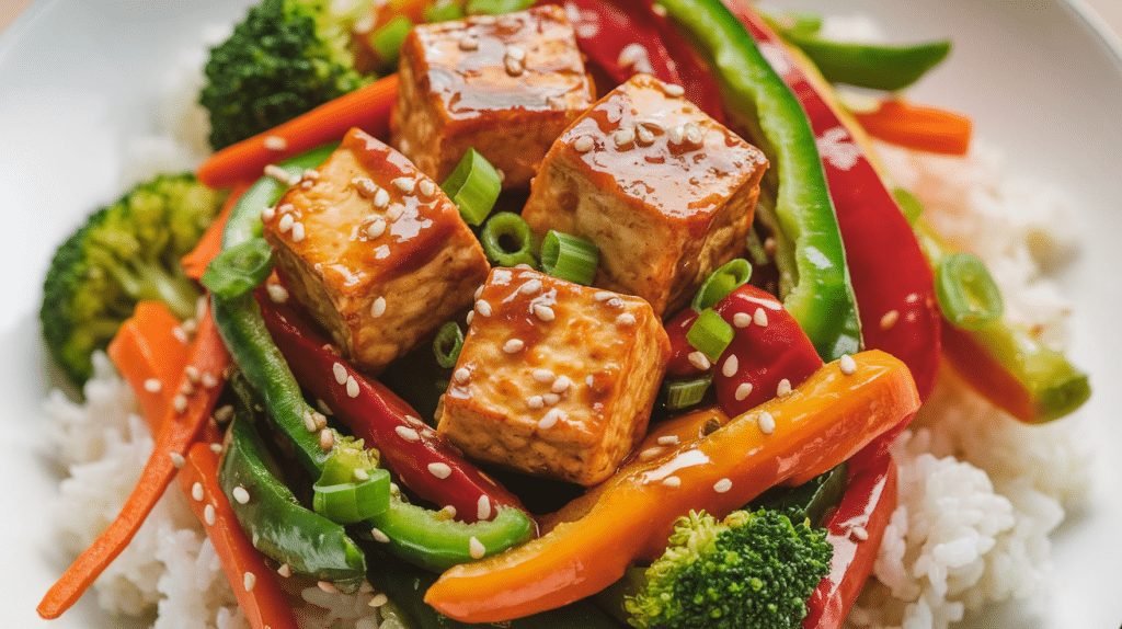 15-Minute Teriyaki Tofu Stir-Fry