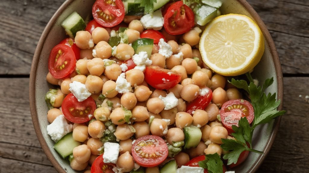 15-Minute Mediterranean Chickpea Bowls 7 15-Minute Mediterranean Chickpea Bowls