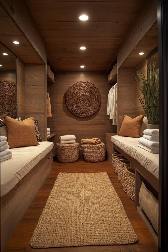 Earthy Chic Dressing Room