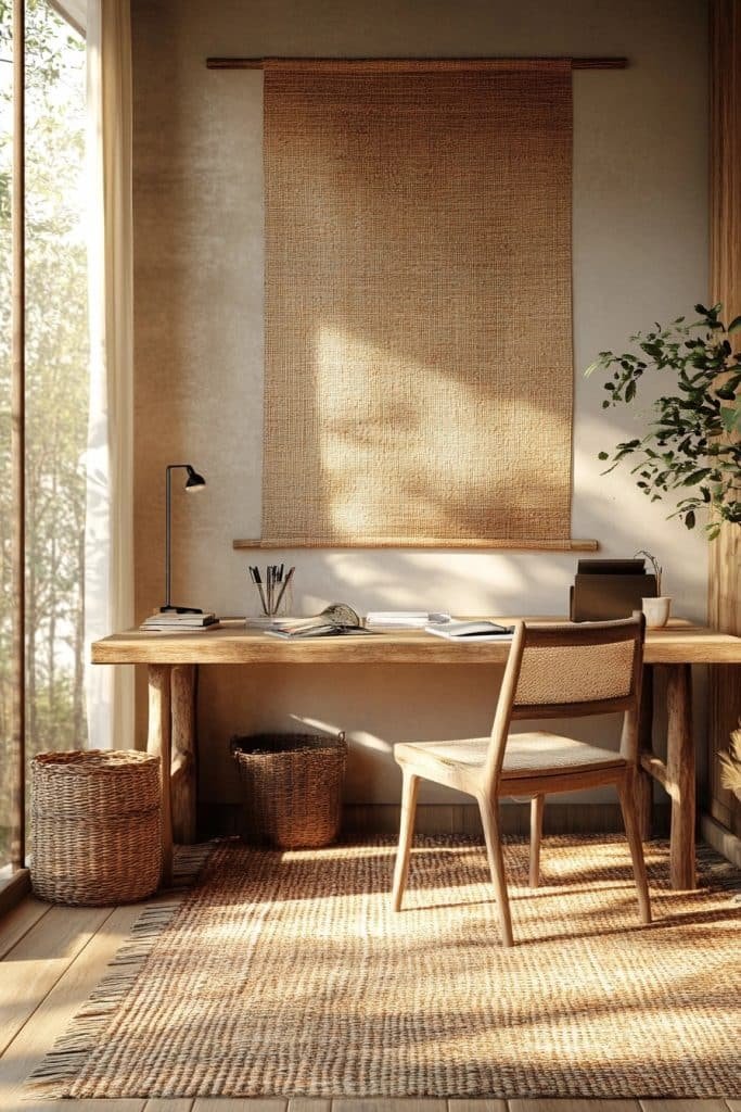 Earthy Minimalist Study