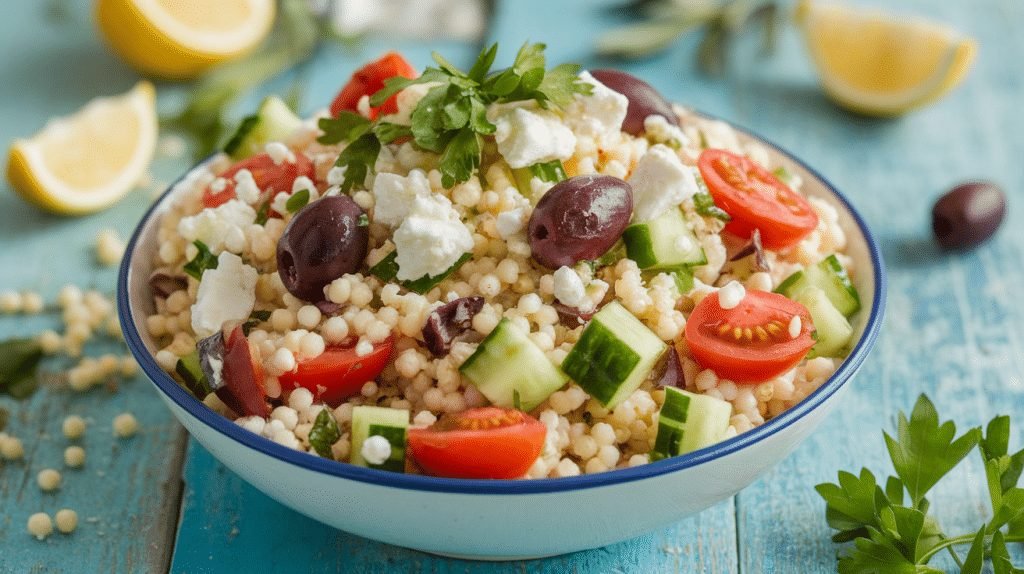 15-Minute Mediterranean Couscous Bowls
