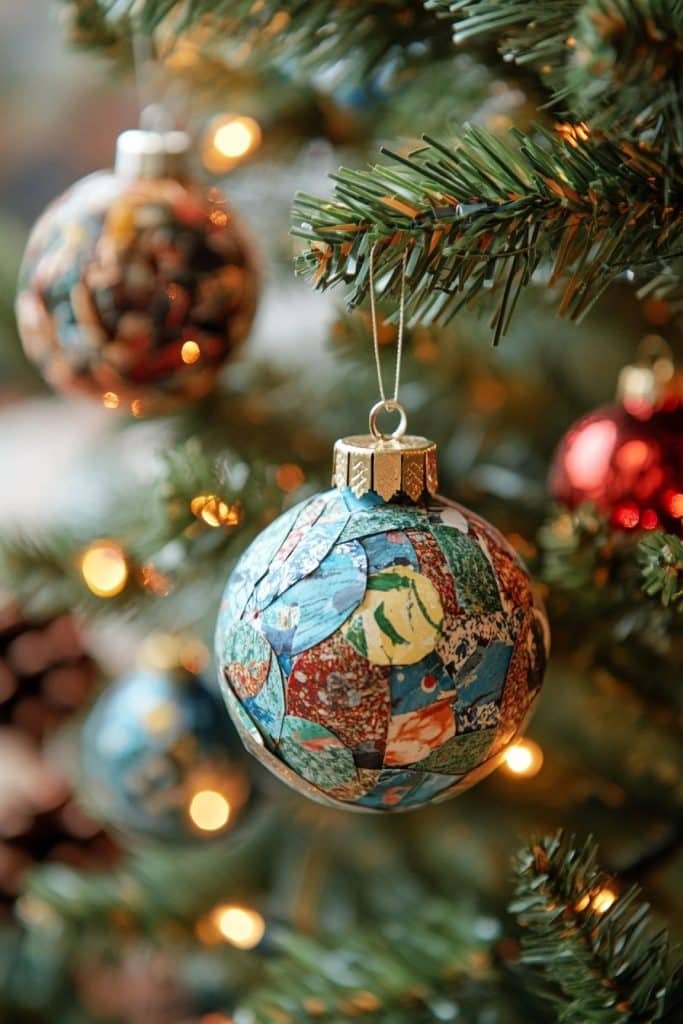 Eco-Friendly Recycled Material Ornaments