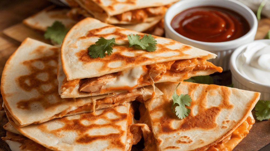 15-Minute BBQ Chicken Quesadillas