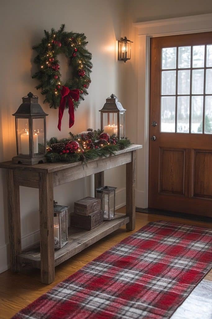 Entryway Holiday Welcome