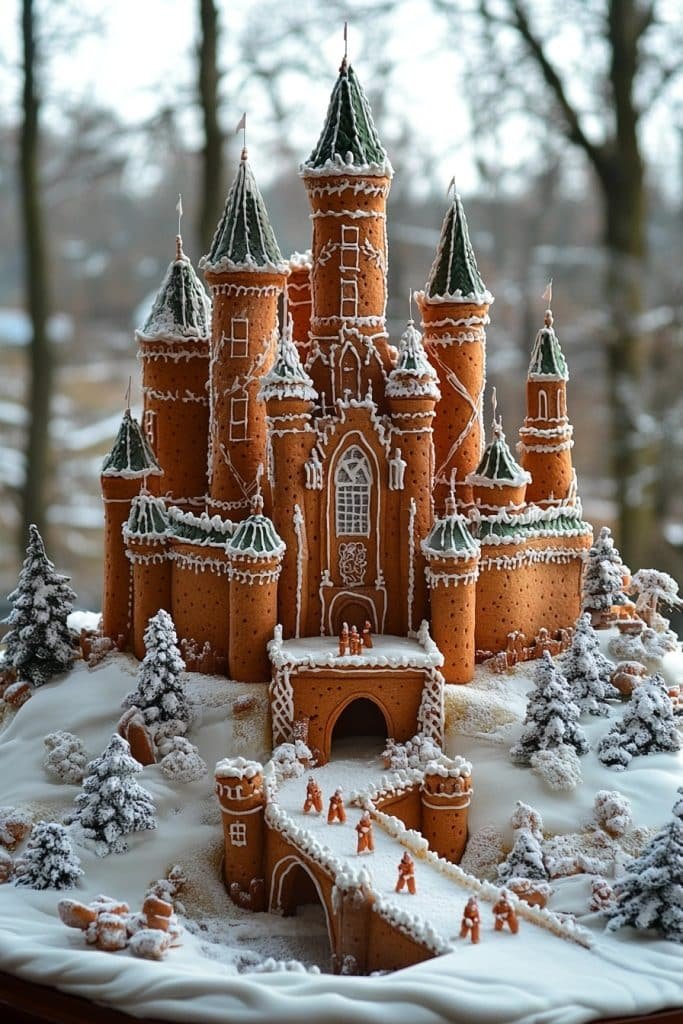 Fairy-Tale Gingerbread Castle