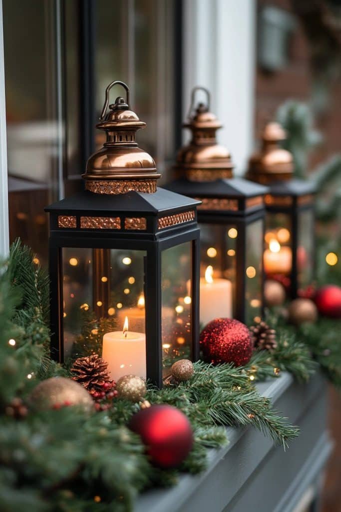 Festive Candle Lantern Arrangements