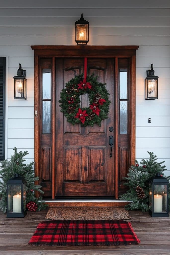Front Door Christmas Welcome
