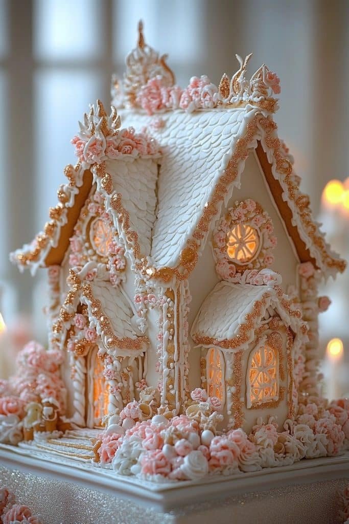 Gingerbread House with Icing Details