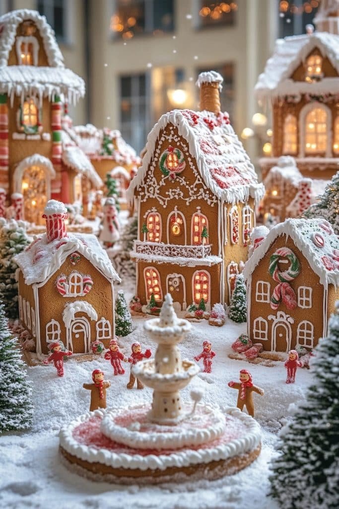 Gingerbread Town Square Setup