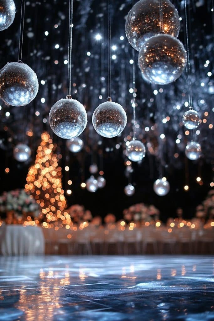 Glistening Snowball Dance Floor