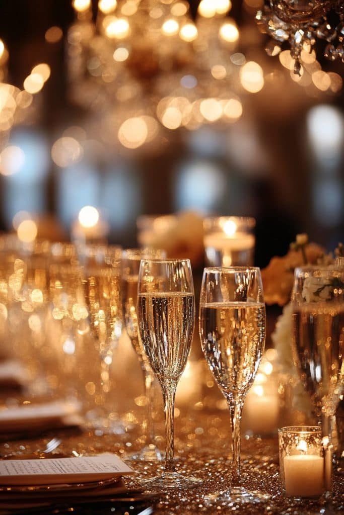 Glittering Champagne Toasts