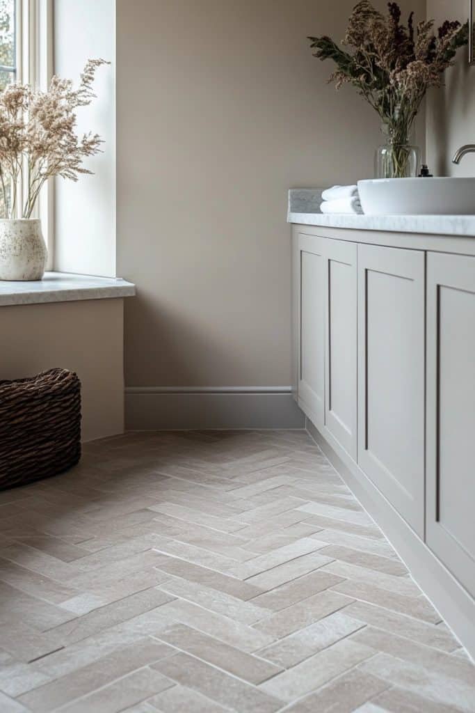 Herringbone Tile Layout