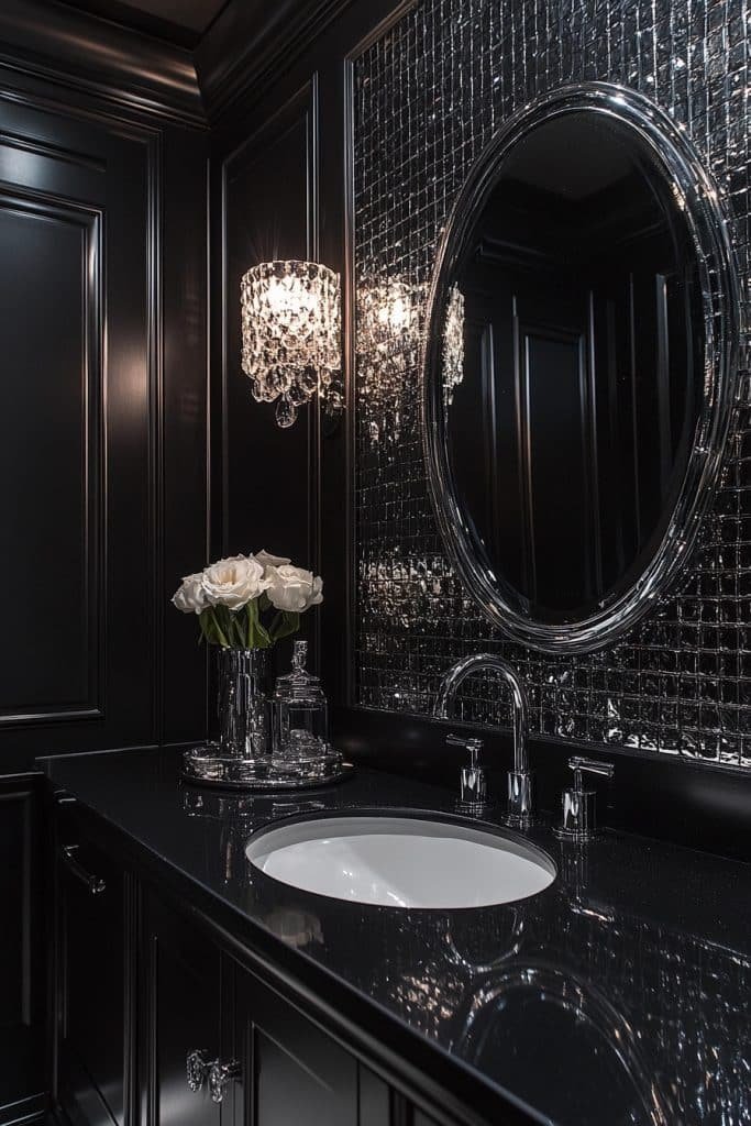 High Gloss Glam Bathroom