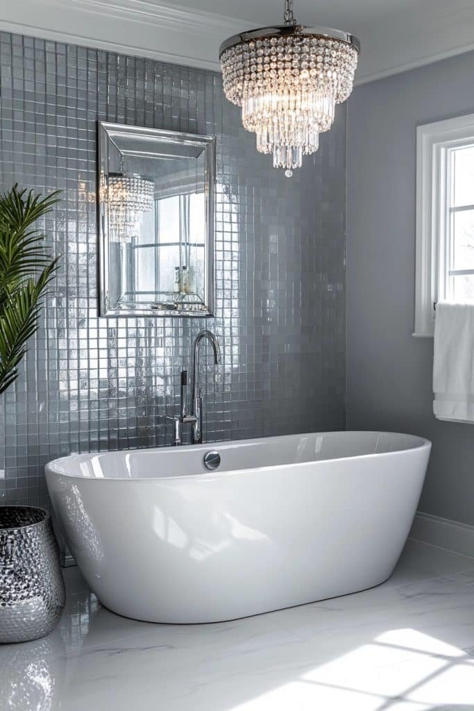 High Gloss Glam Bathroom