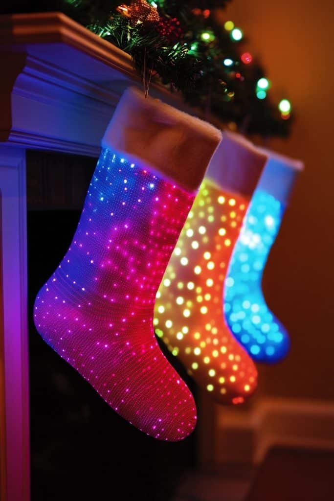 High-Tech Stockings with LED Lights