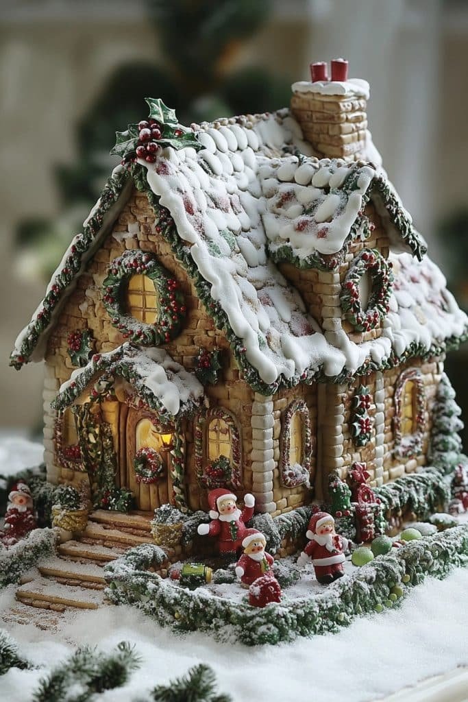 Holiday-Themed Gingerbread House