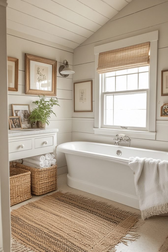 29 Small Bathroom With Tub And Shower Combo Farmhouse Ideas for a Timeless and Cozy Look 19 Homely Hideaway