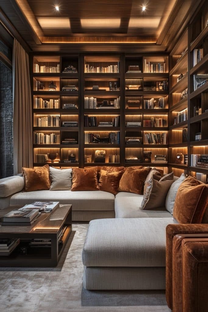 Integrated Sofa Bookshelves