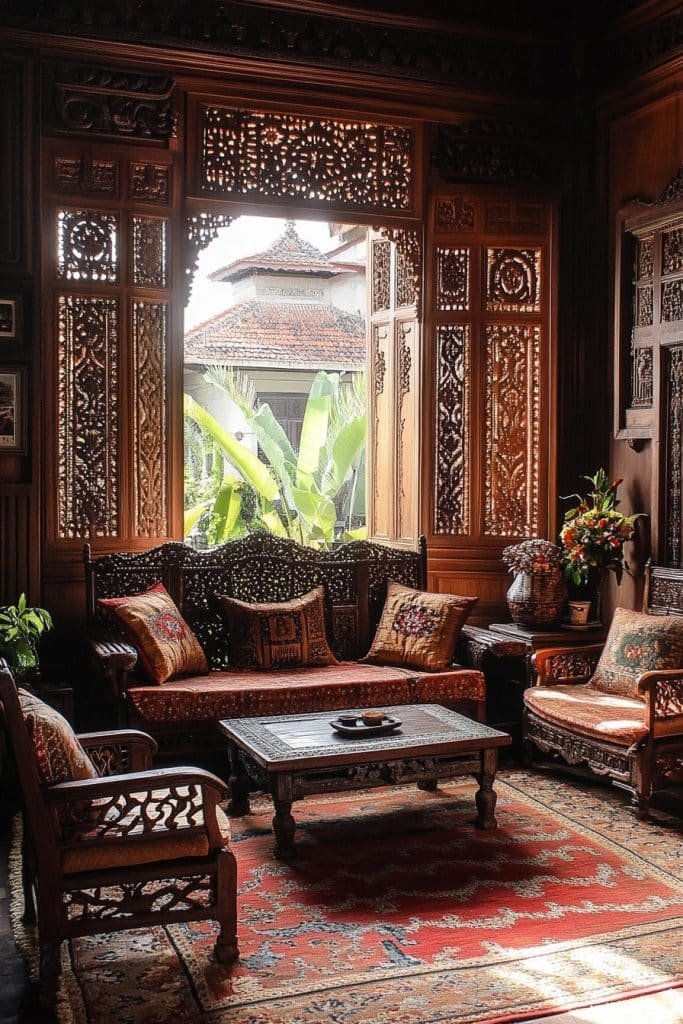 Javanese Living Room Bliss