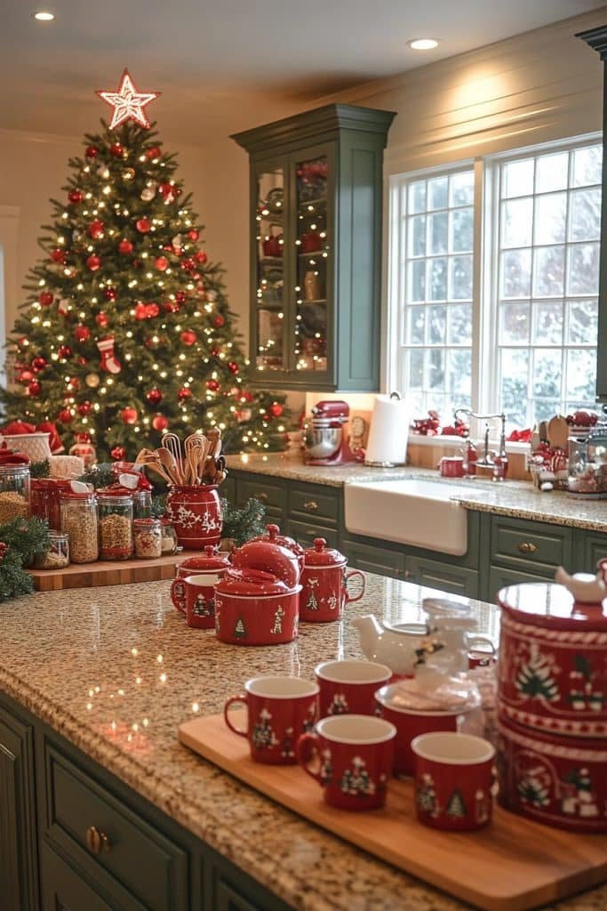 Joyful Christmas Kitchen Design