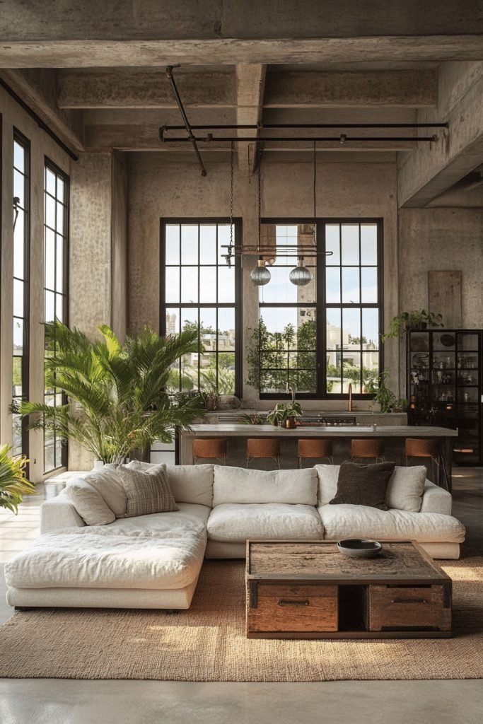 29 Brutalist Interior Design Ideas for a Bold Architectural Statement 10 Loft Living in Concrete