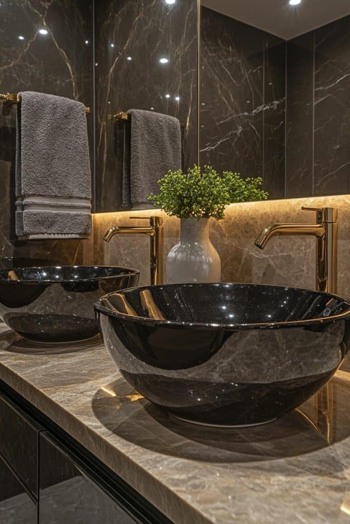Luxe Marble Washroom