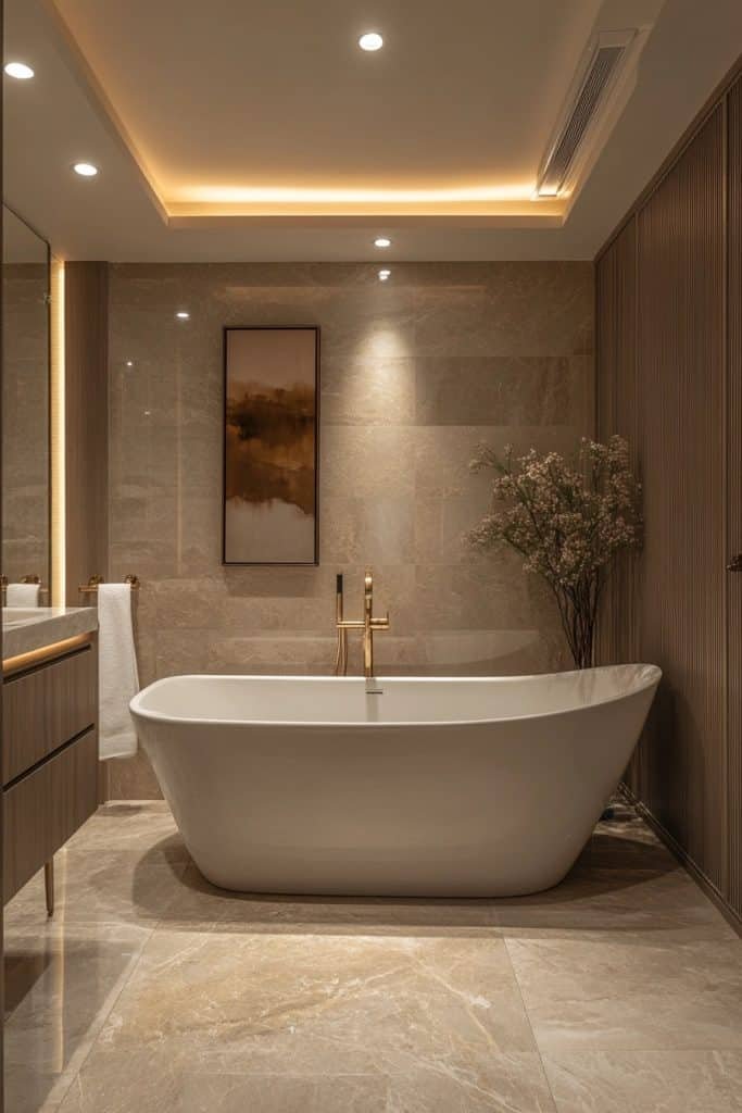 Luxurious Penthouse Washroom