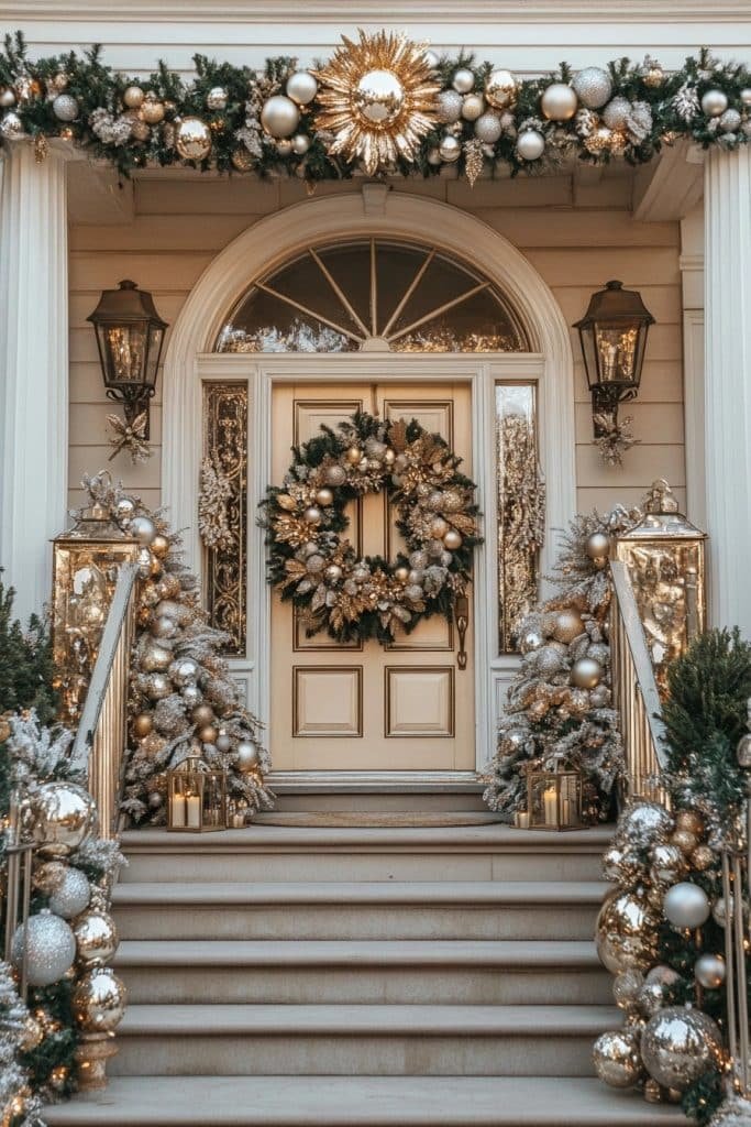 Luxury Holiday Porch Display