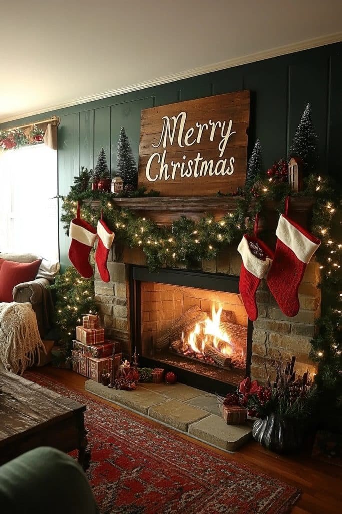 Mantel Magic for Christmas