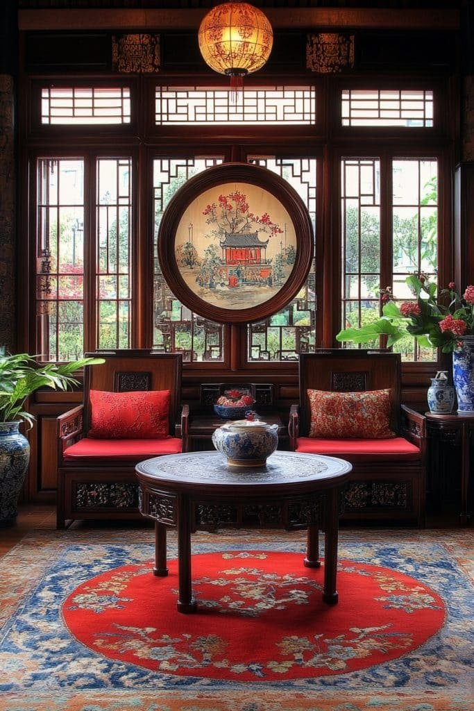 Ming Dynasty-Inspired Living Room
