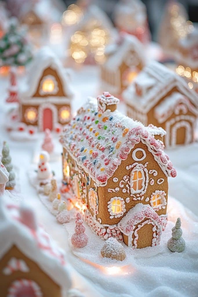 Miniature Gingerbread Village