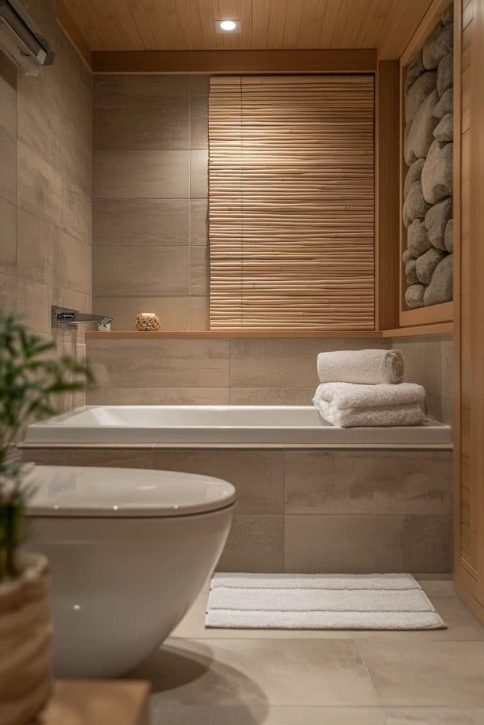 Minimal Zen Spa Bathroom