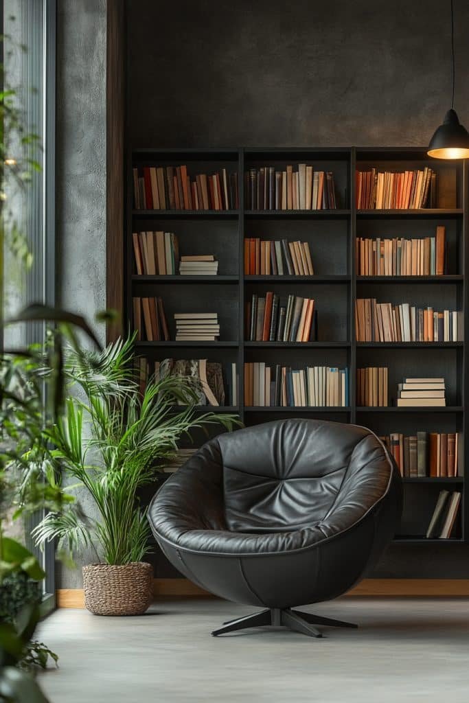 Minimalist Library Space