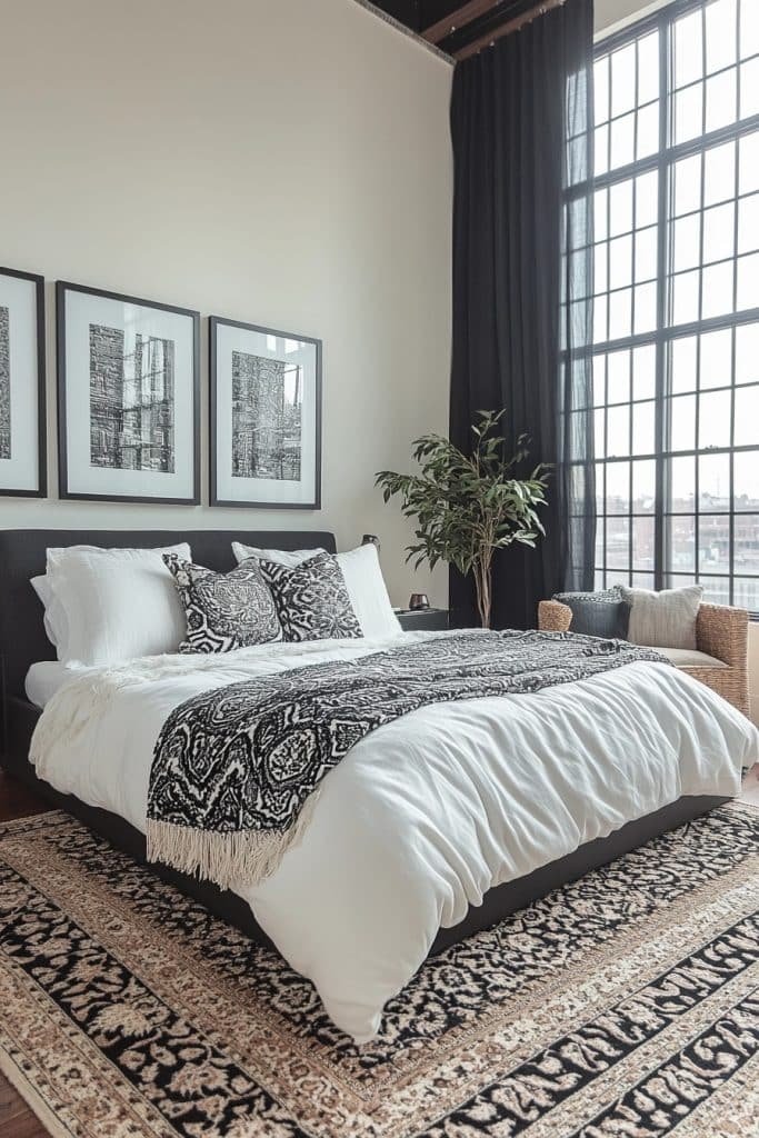 Monochrome Boho Loft