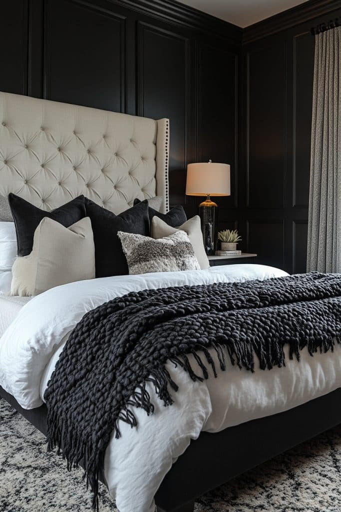 Monochrome Chic Bedroom