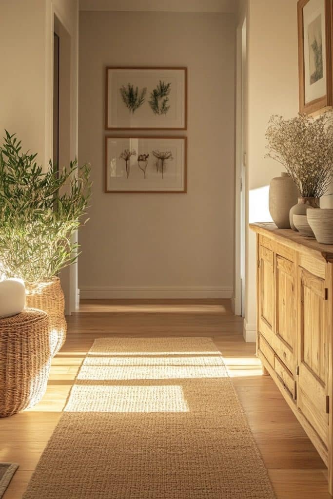 Neutral Tones Hallway