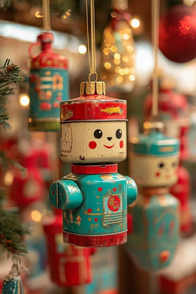 Nostalgic Tin Toy Ornaments