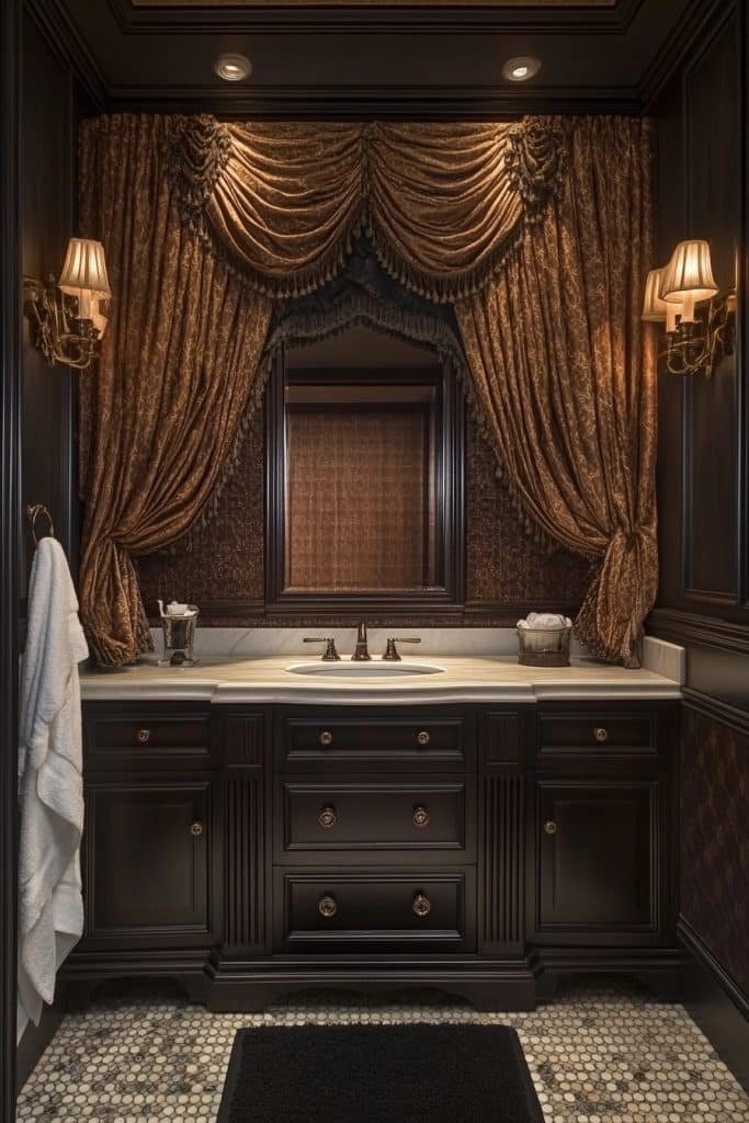 Ornate Victorian Vanity Bathroom