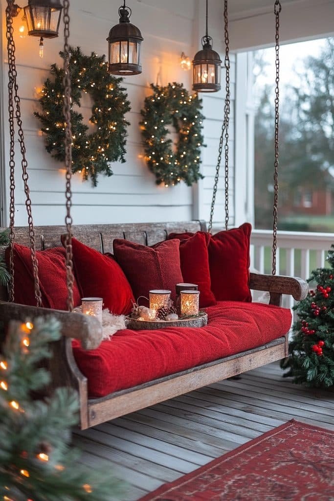 Porch Swing Christmas Charm