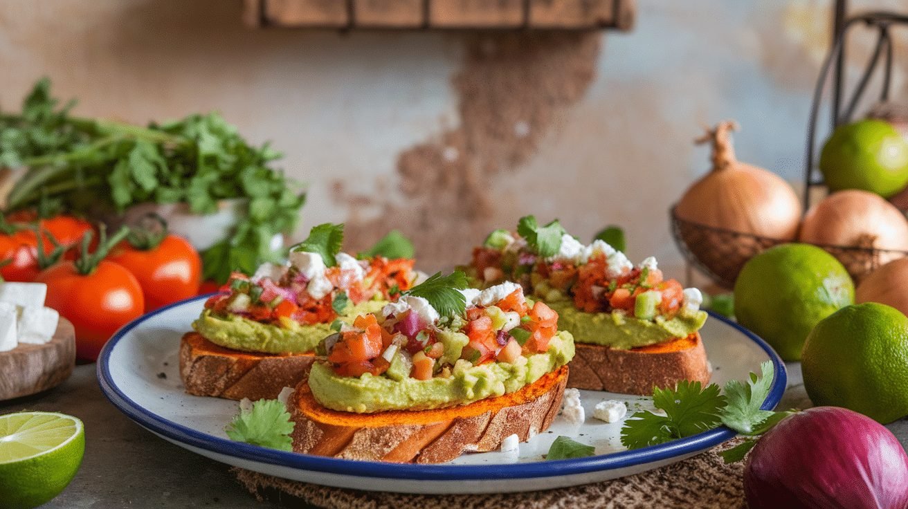 15-Minute Loaded Sweet Potato Toasts - Courtneys World