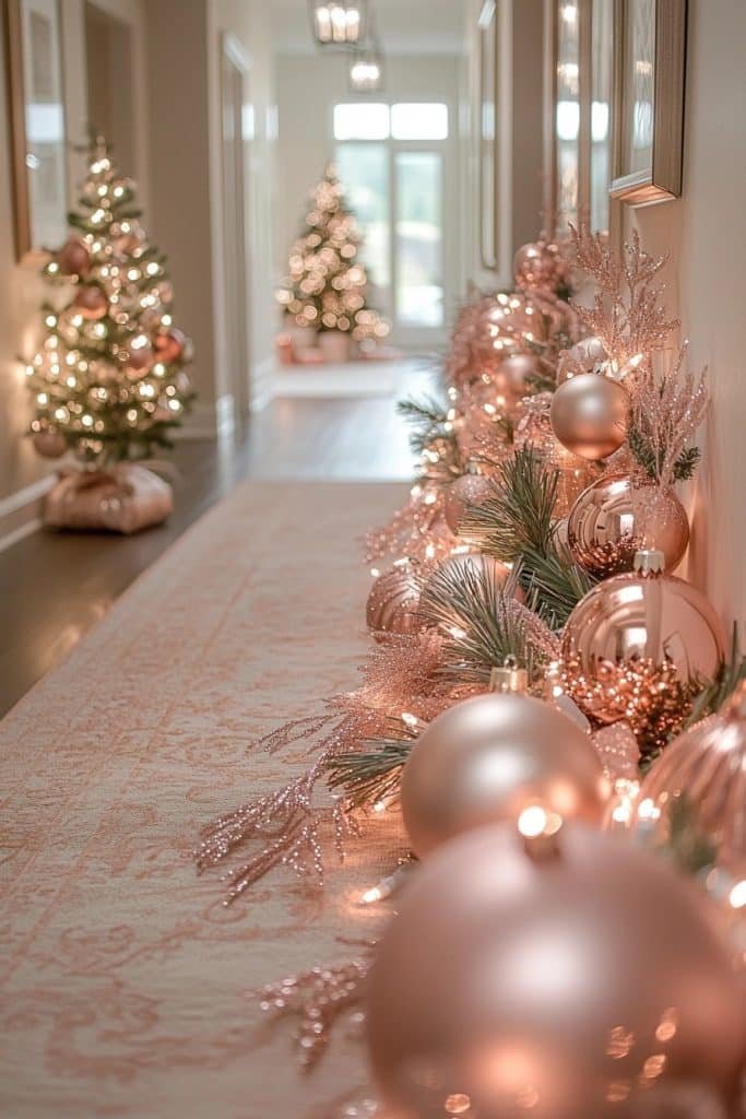 Rose Gold Hallway Highlights