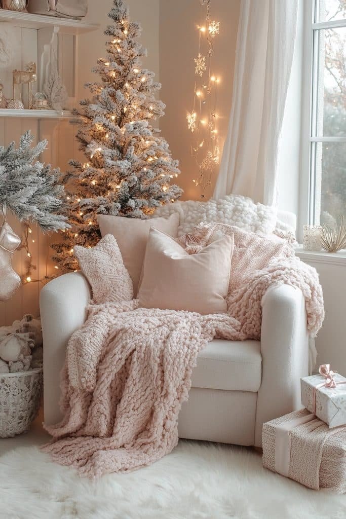 Rose Gold Reading Corner