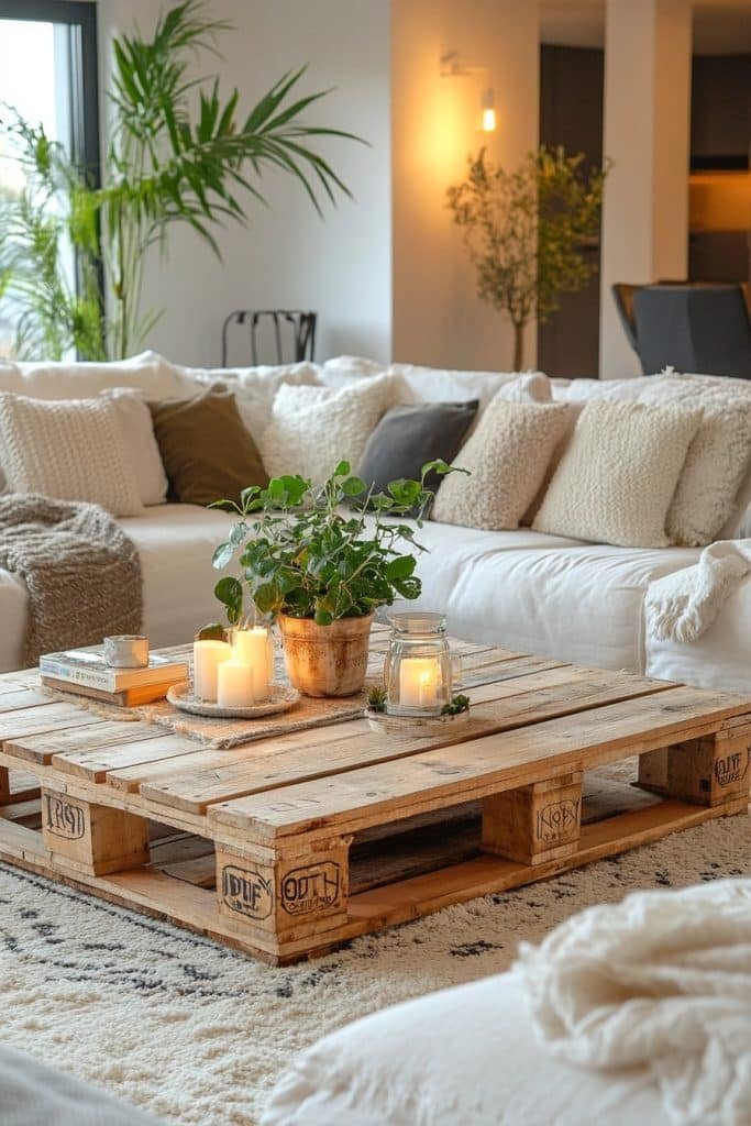 Rustic Pallet Coffee Tables