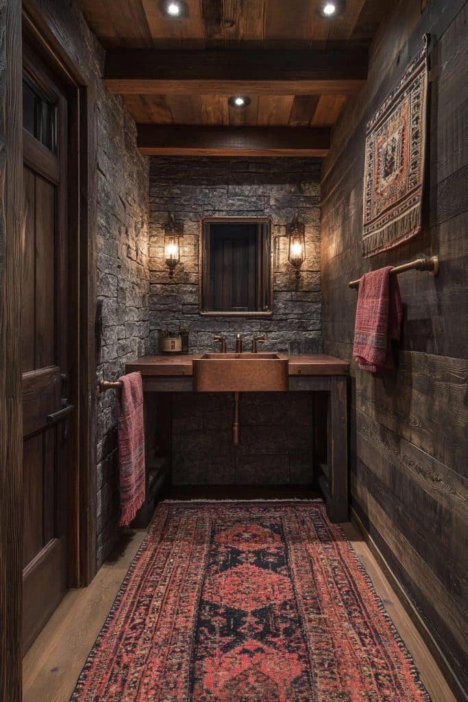 Rustic Retreat Bathroom