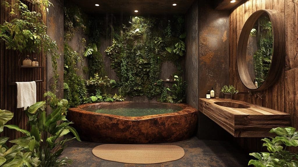 Rustic Wet Room Ideas